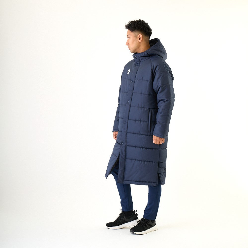 【OUTLET】BP パデッドロングコート LINE SA-23834 Navy / L