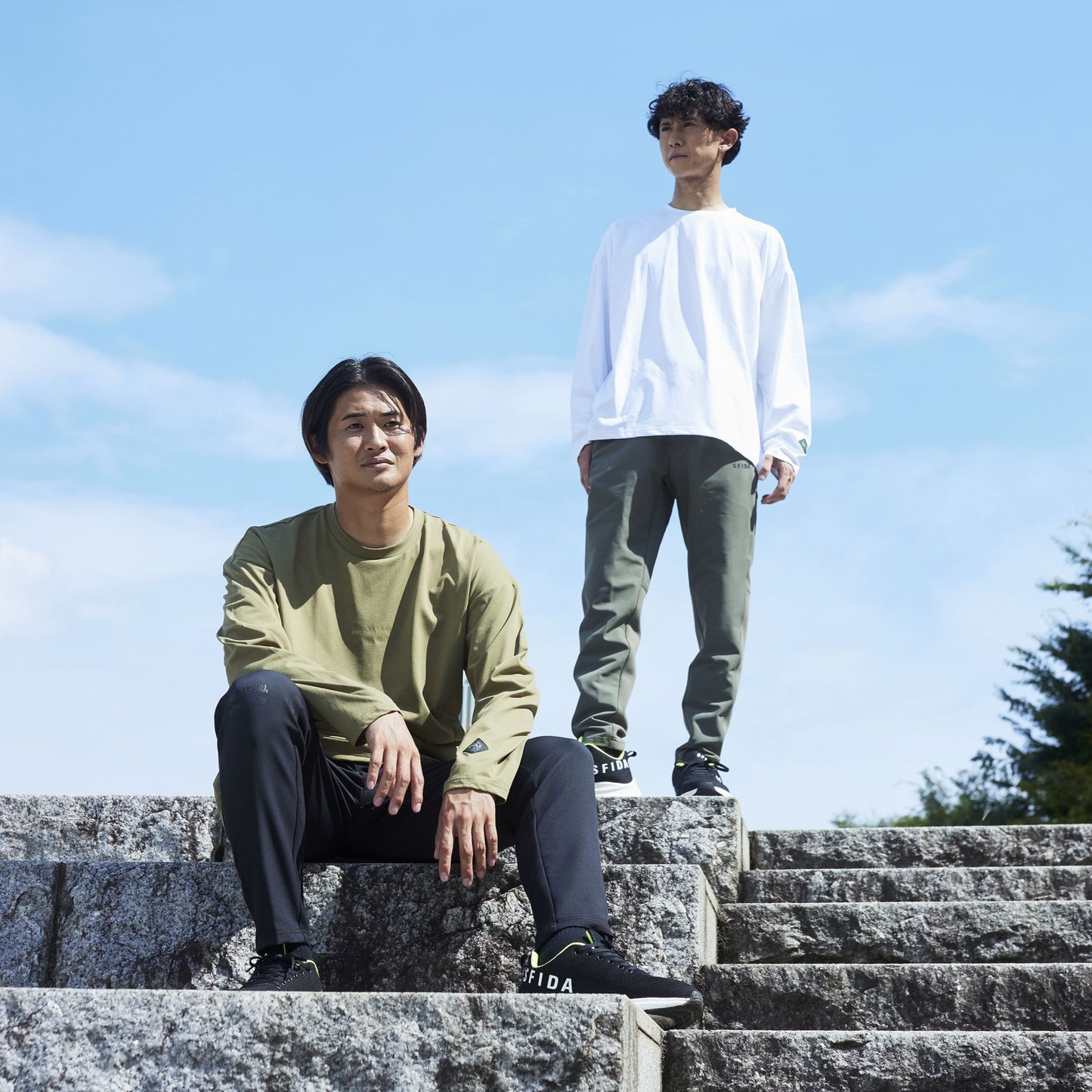 SMART DRY ソリッド長袖Tシャツ