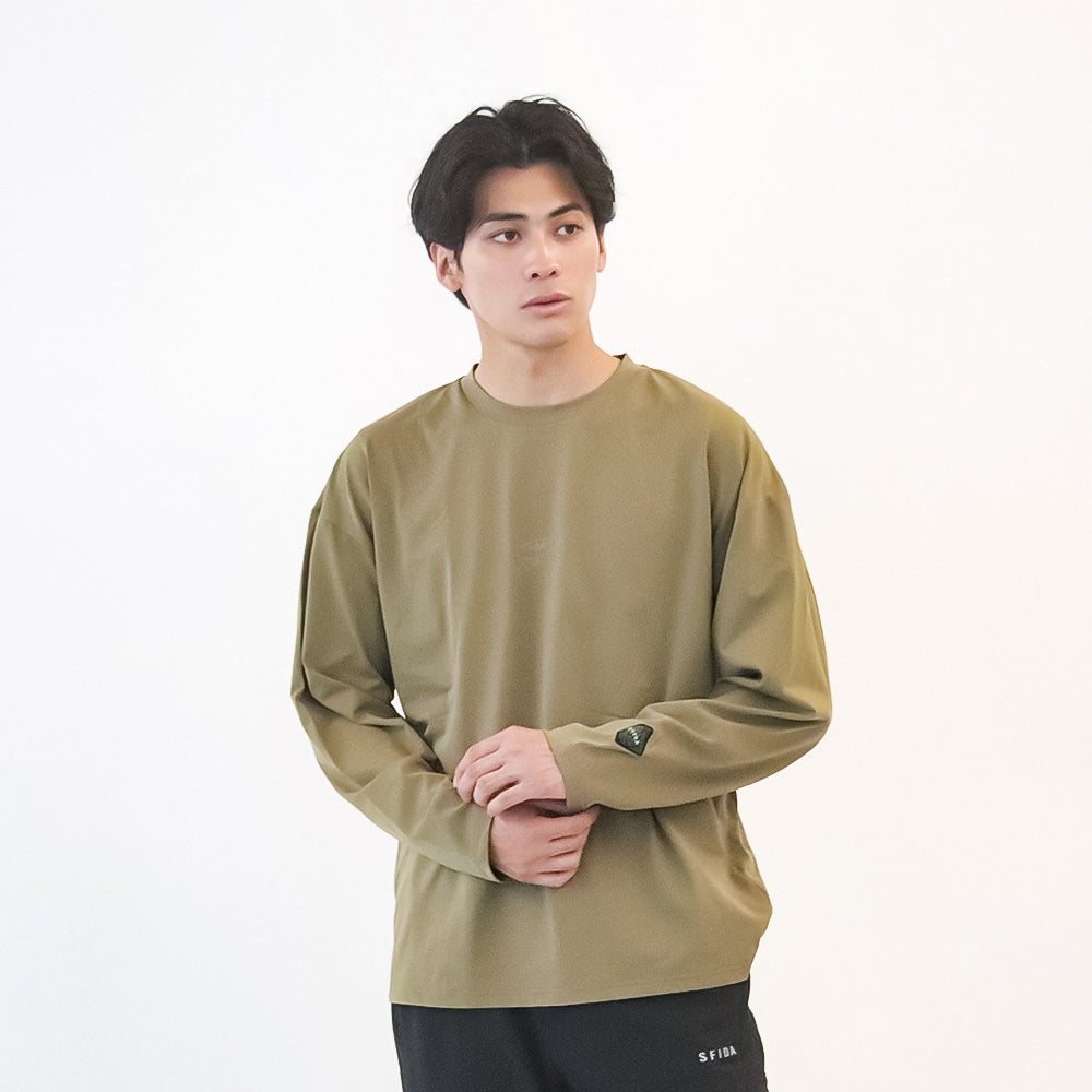 SMART DRY ソリッド長袖Tシャツ