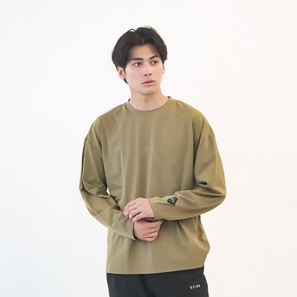 SMART DRY ソリッド長袖Tシャツ