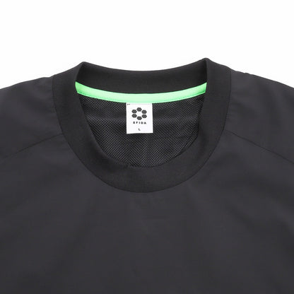 裏メッシュストレッチウインドクルートップ