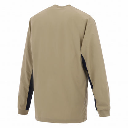 裏メッシュストレッチウインドクルートップ