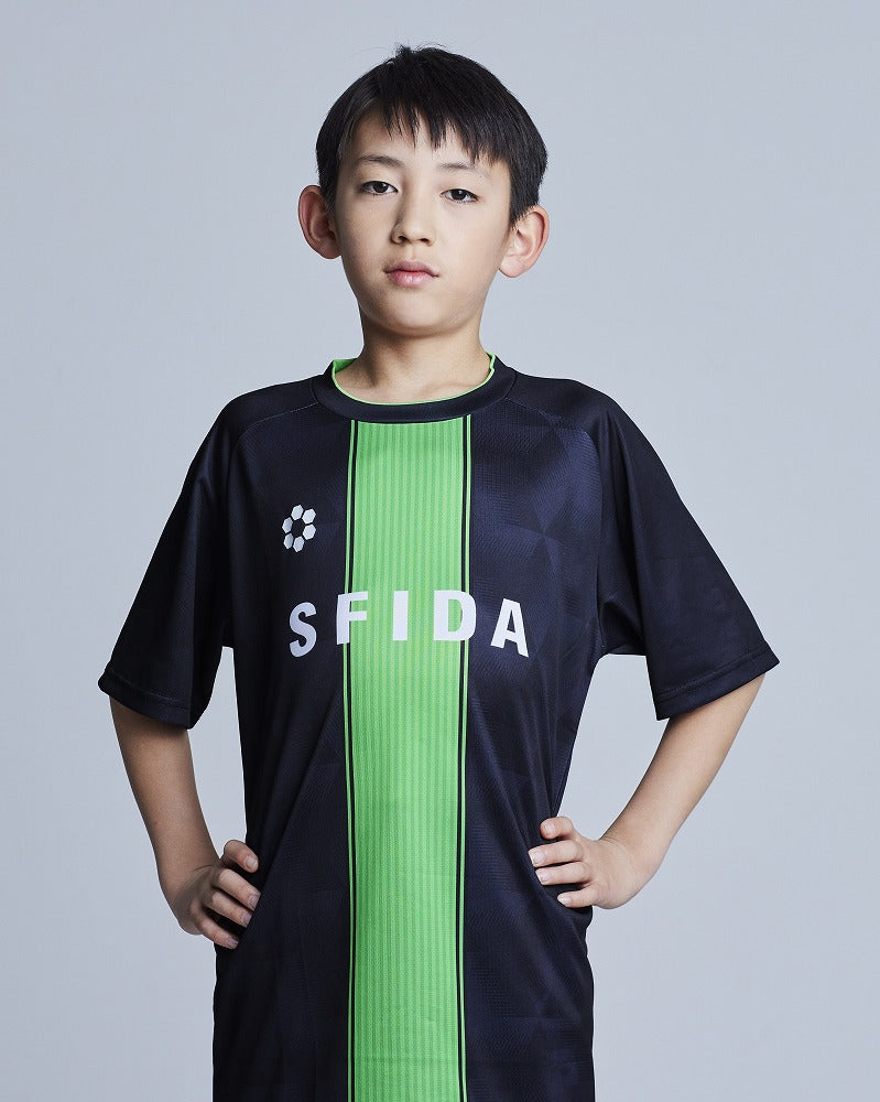 キッズ/ジュニア]プラクティスシャツ センターストライプJR – SFIDA
