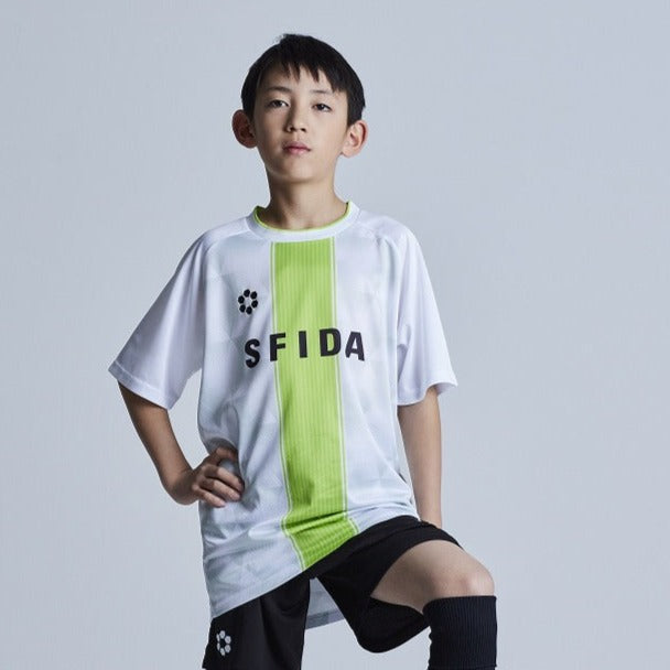 キッズ/ジュニア]プラクティスシャツ センターストライプJR SA