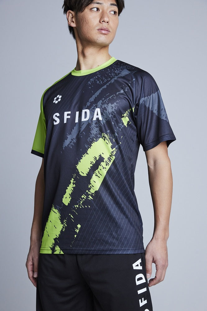プラクティスシャツ アシンメトリーグラフィック – SFIDA Online Store