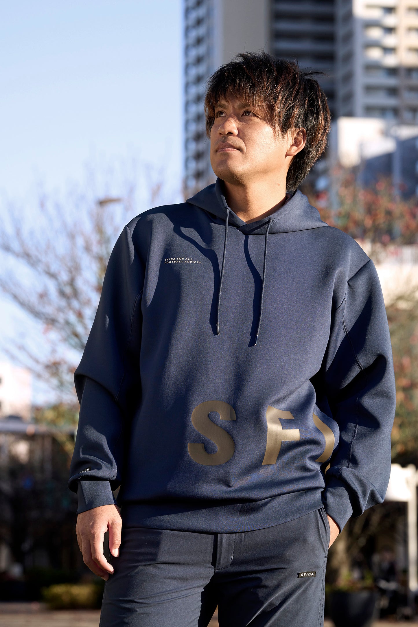 WARM PES スウェットフーディー