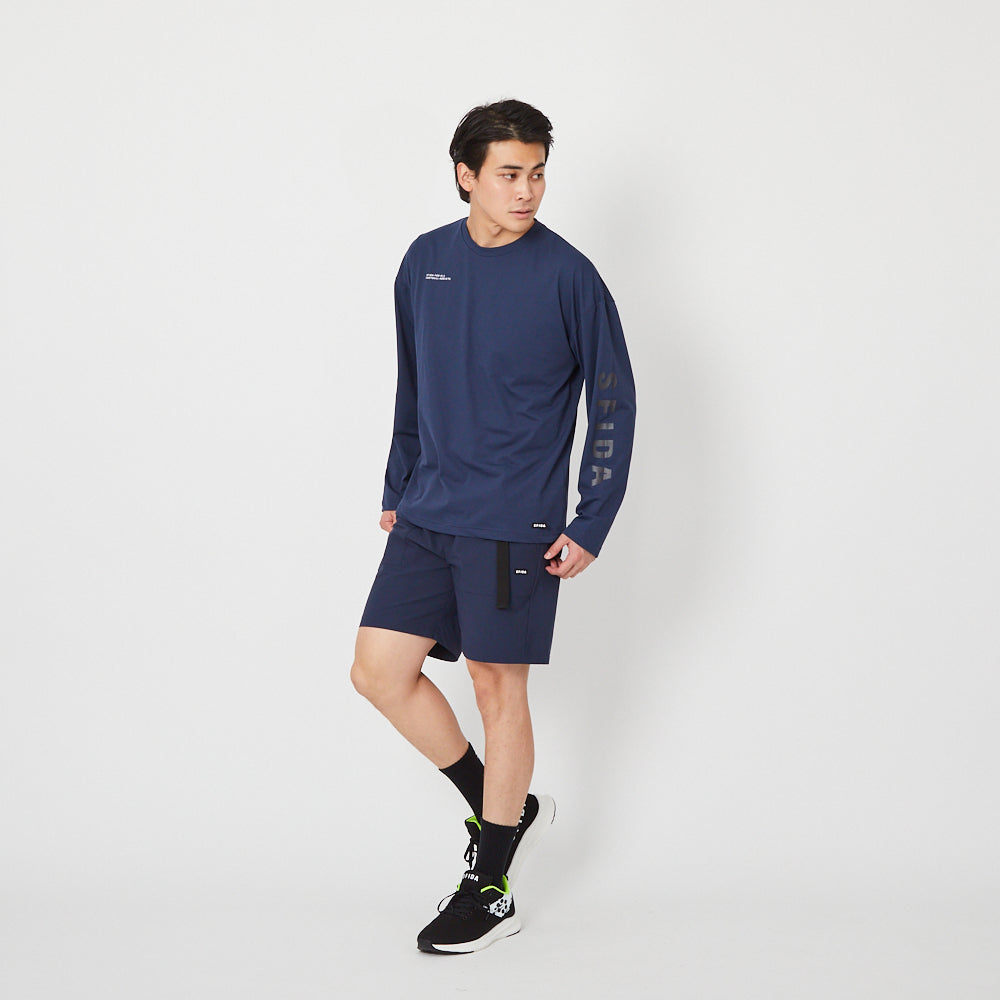 トップス SAPEur x MASATOSHI HAMADA 3/4Sleeve Navy プレミアムスタイリッシュスーツ【スリーピース】【Super100's