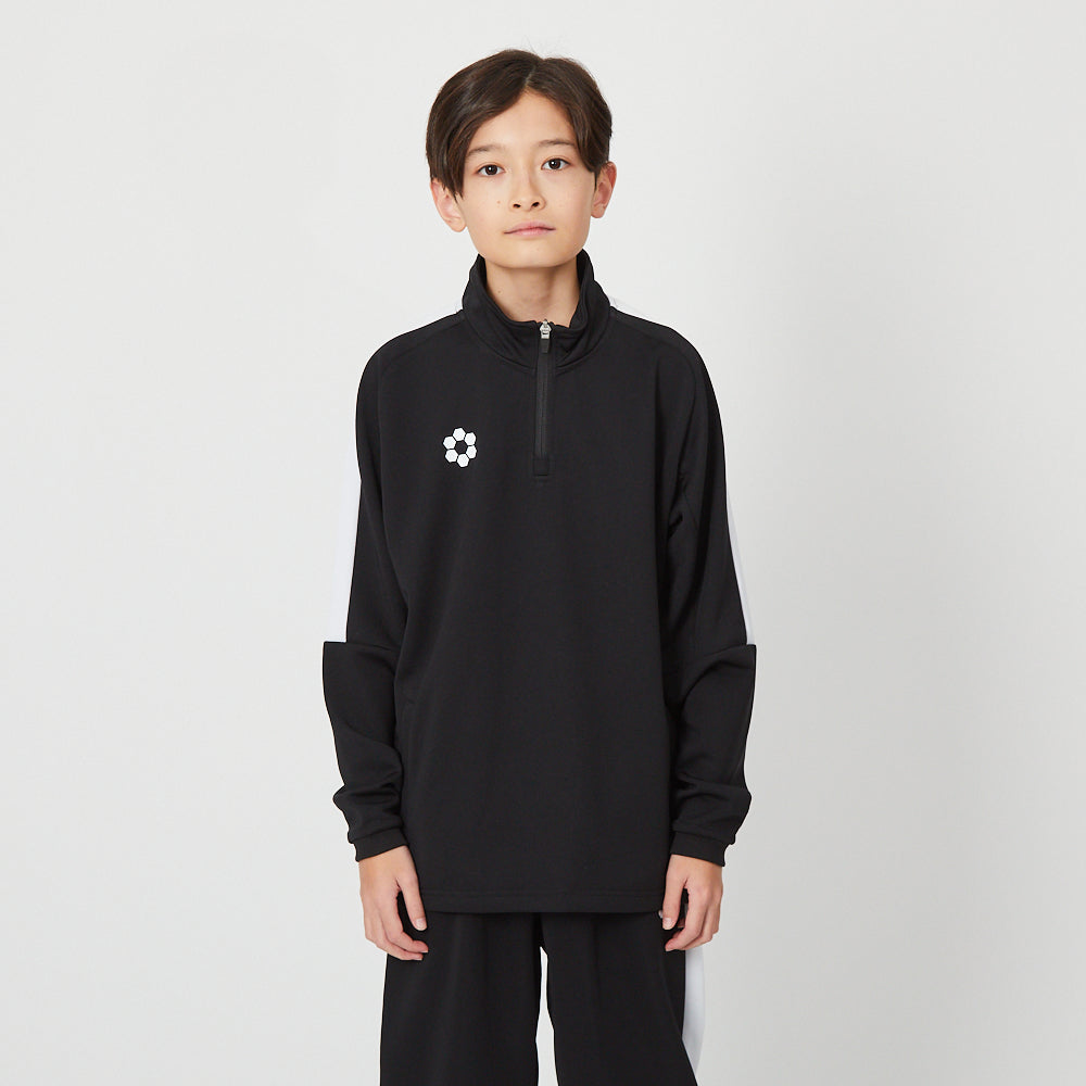 [キッズ/ジュニア]BP ウォームアップハーフジップトップ JR
