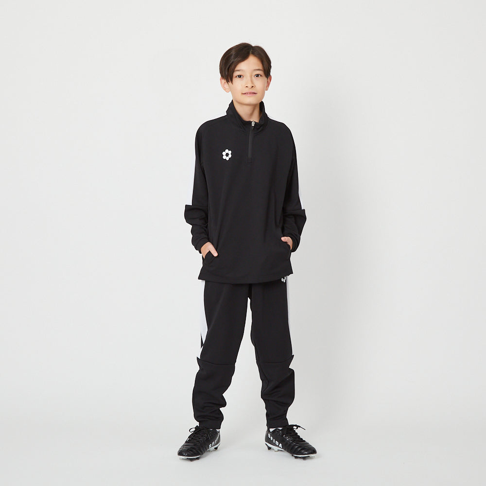 ※KS SUPREME ハーフジップジャージ ブラック 総柄 サイズM KS SUPREME ハーフジップジャージ ブラック 総柄 サイズM トップス