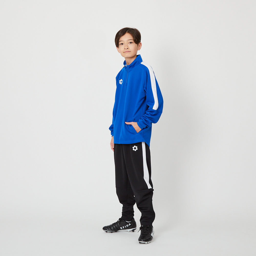 [キッズ/ジュニア]BP ウォームアップハーフジップトップ JR