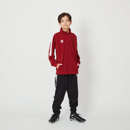 [キッズ/ジュニア]BP ウォームアップハーフジップトップ JR