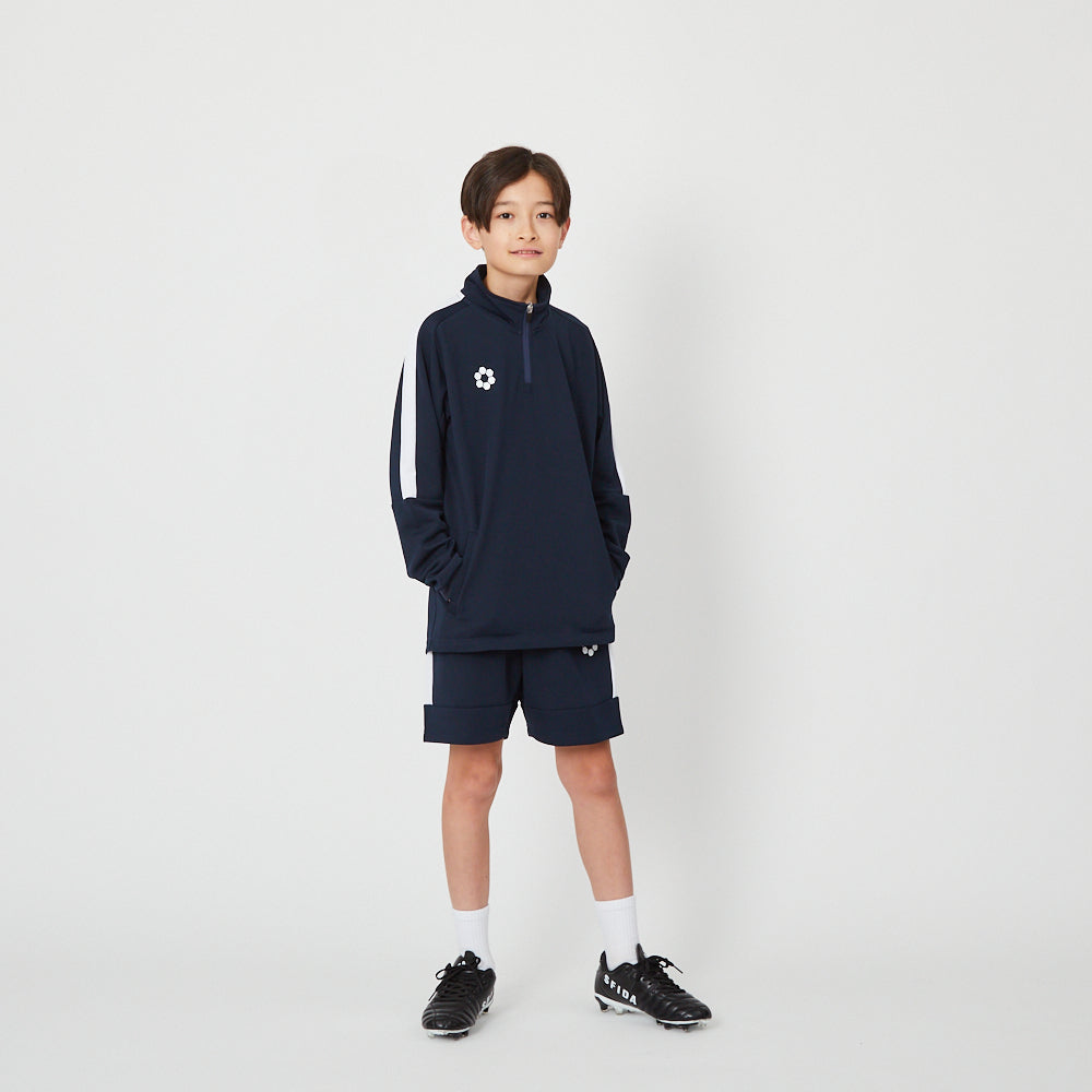 [キッズ/ジュニア]BP ウォームアップハーフジップトップ JR