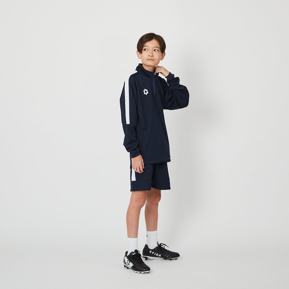 [キッズ/ジュニア]BP ウォームアップハーフジップトップ JR