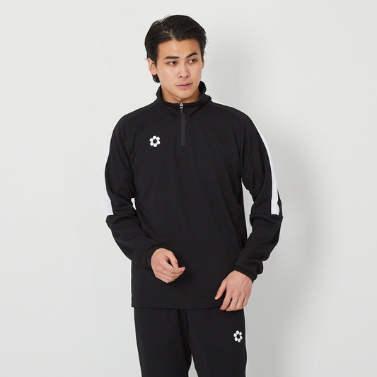 BP ウォームアップハーフジップトップ