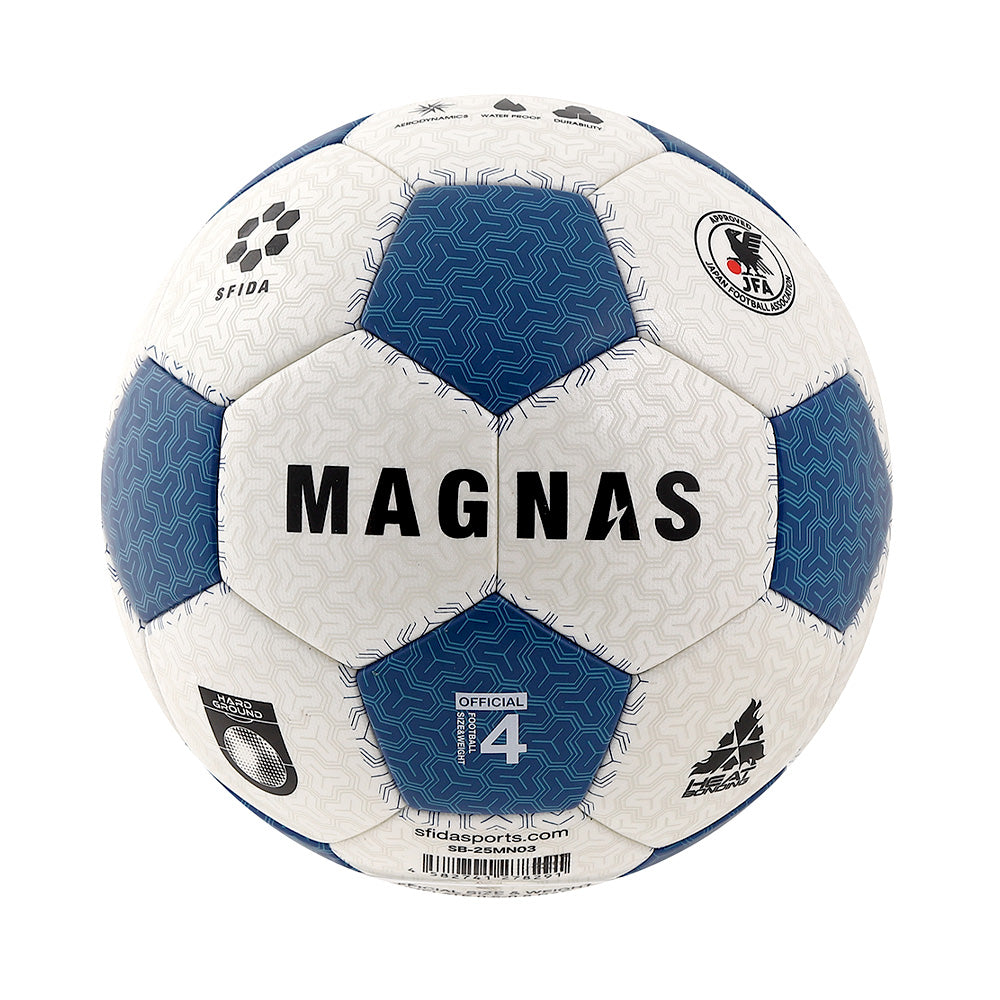 【サッカーボール】【JFA検定球】MAGNAS JR 土用 4号球