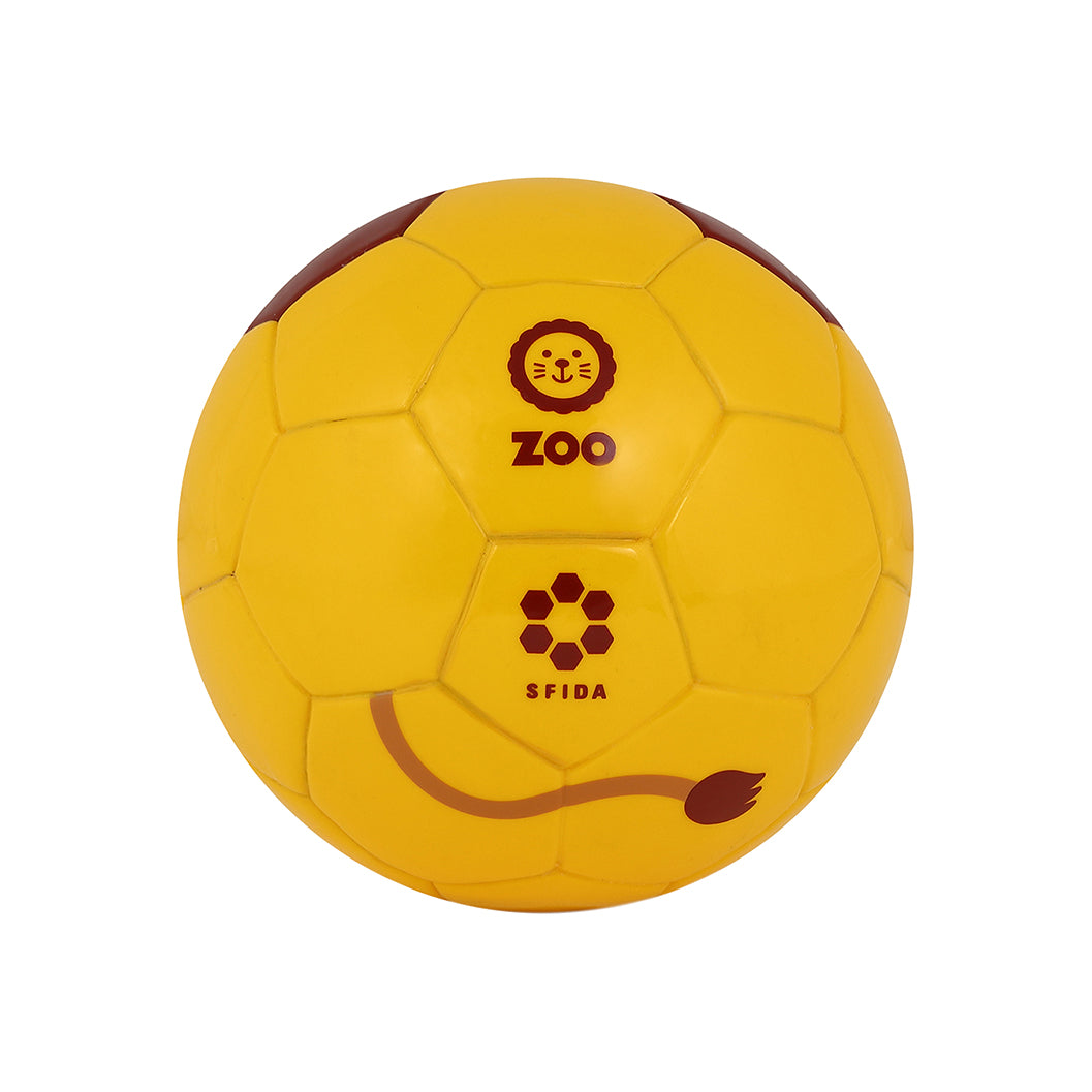 幼児用ボール】FOOTBALL ZOO AIRLESS ライオン SB-25ZA01｜sfida