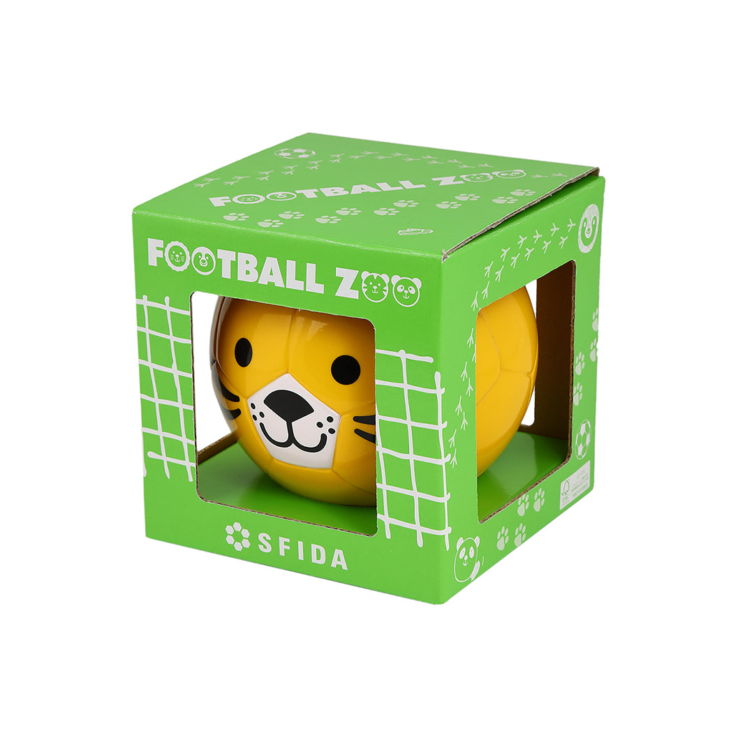 幼児用ボール】FOOTBALL ZOO AIRLESS トラ SB-25ZA01｜sfida