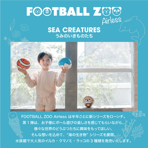 【幼児用ボール】Football Zoo Airless  クマノミ　SB-23ZA01